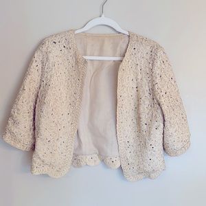 Vintage open front blazer